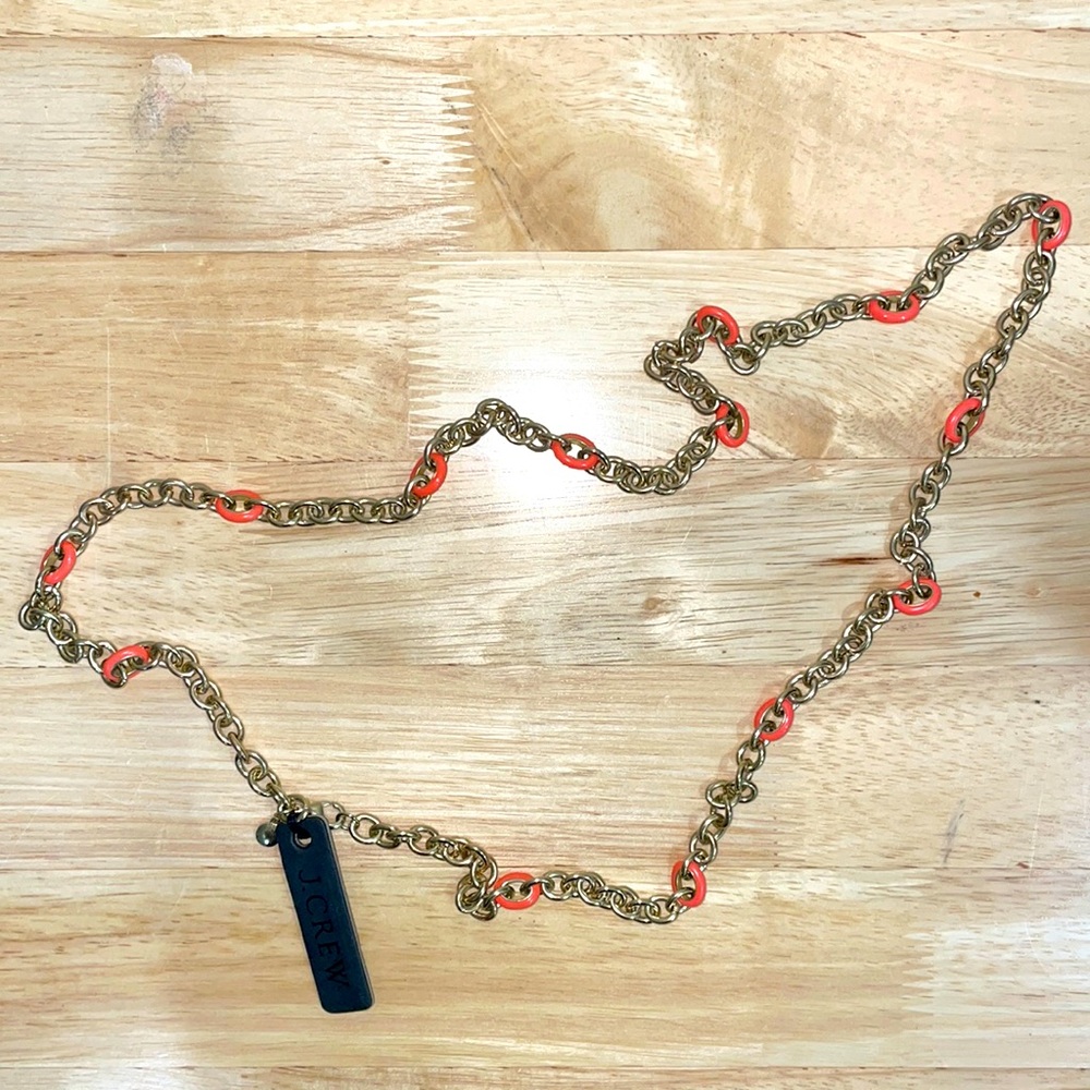 J. Crew Gold Long Chain Necklace, NWT
